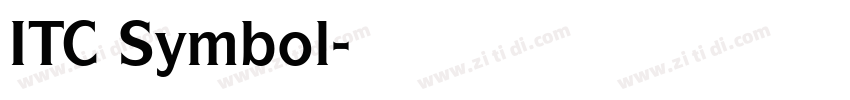 ITC Symbol字体转换